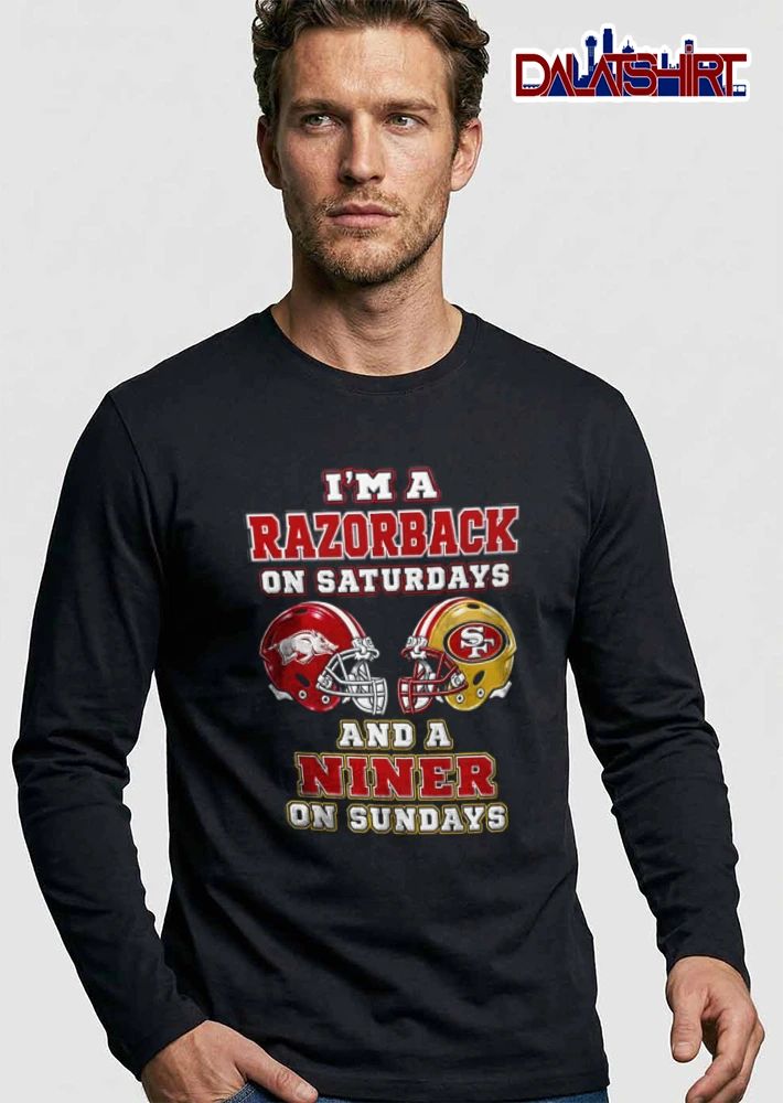 I Am A Razorback On Saturdays And A Niner On Sundays shirt