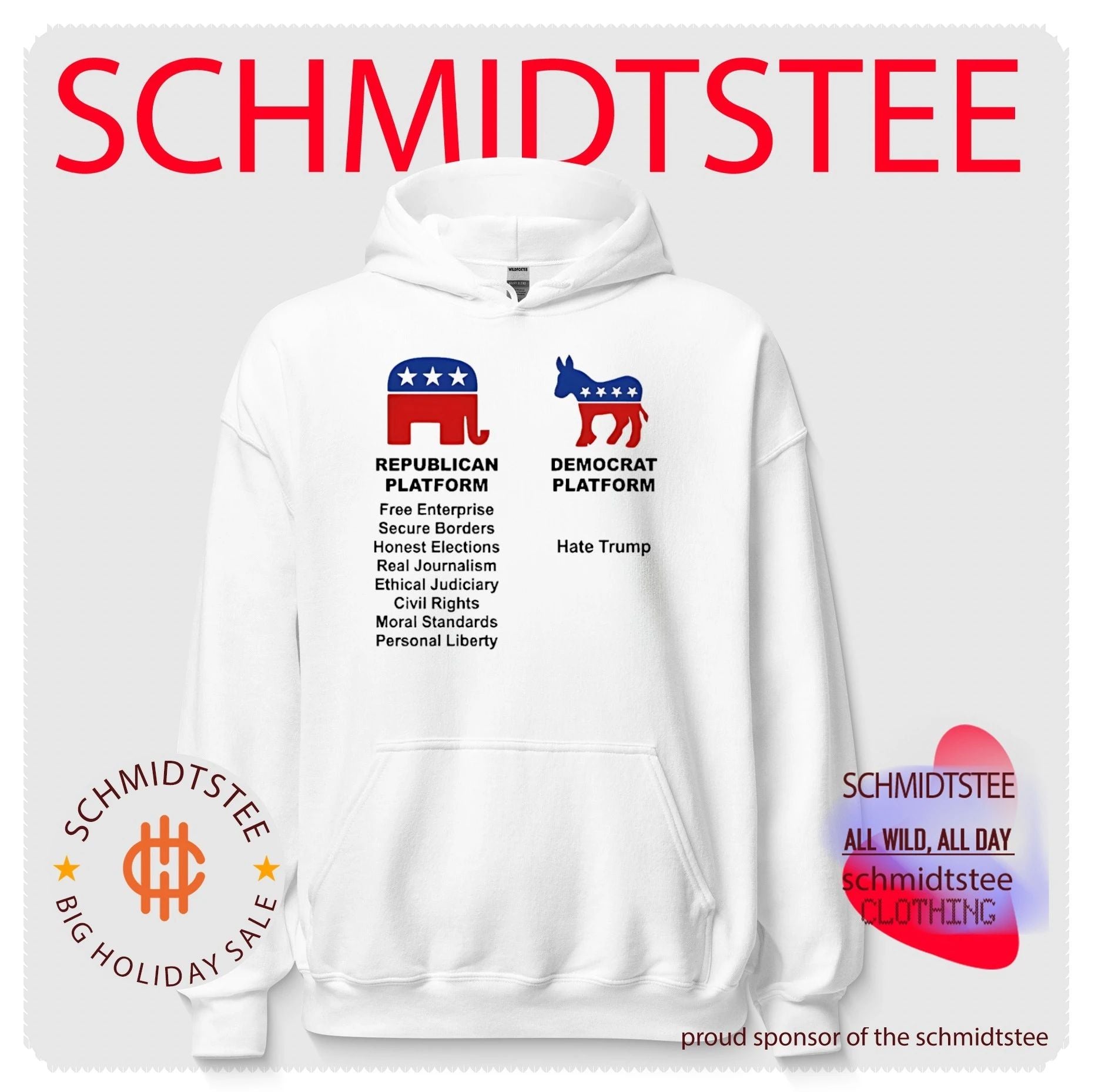 Republican platform and Democrat platform sgurt