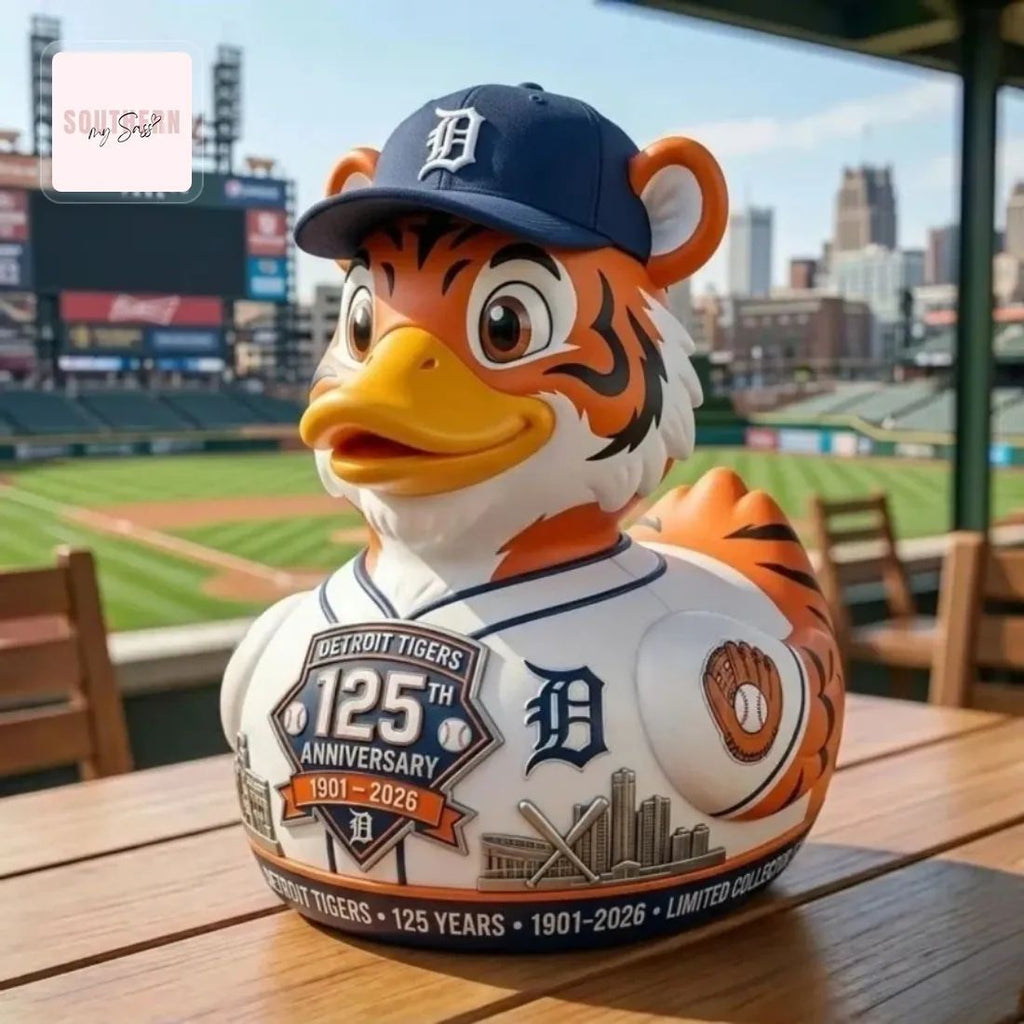 Detroit Tigers 125th Anniversary 1901-2026 Limited Collection Rubber Duck