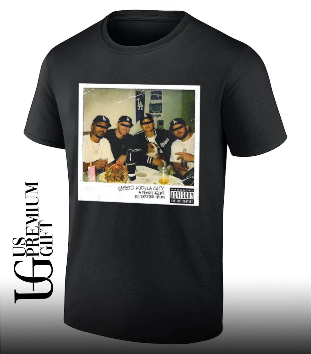 Good Kid LA City Los Angeles Dodgers photo shirt