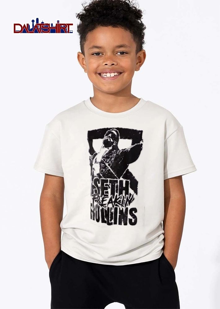 Seth Freakin Rollins Wrestler Arms Behind Head Gas Mask Distressed shirt