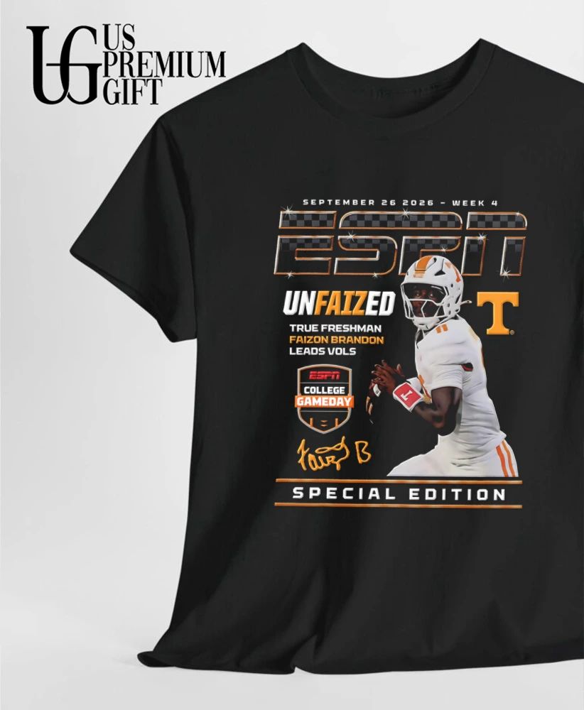 Faizon Brandon Tennessee Volunteers NCAA Unfaized True Freshman Faizon Brandon Leads Vols 2026 shirt