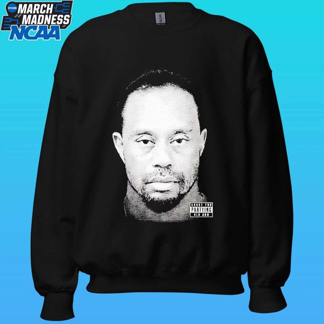 Tiger Woods Party Boy TW Mugshot Shirt