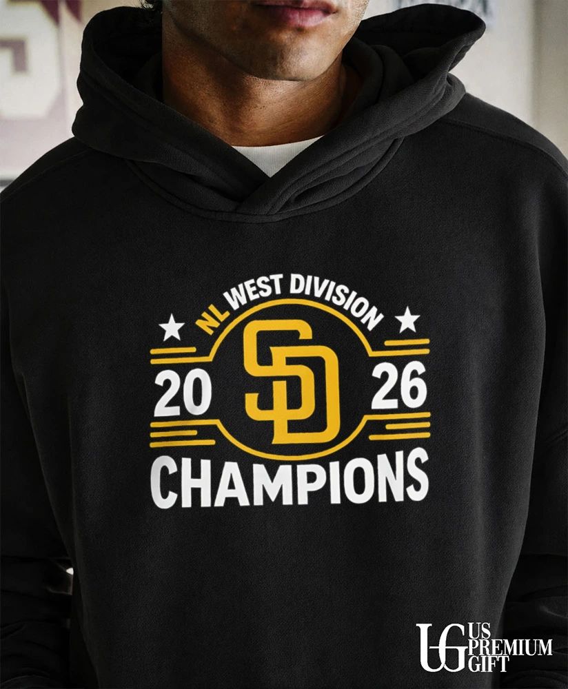 San Diego Padres NL West Division Champions 2026 shirt
