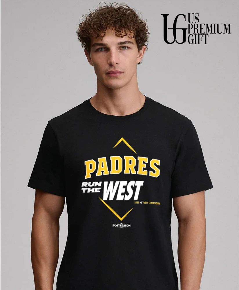 Run The West San Diego Padres 2026 NL West Division Champions shirt