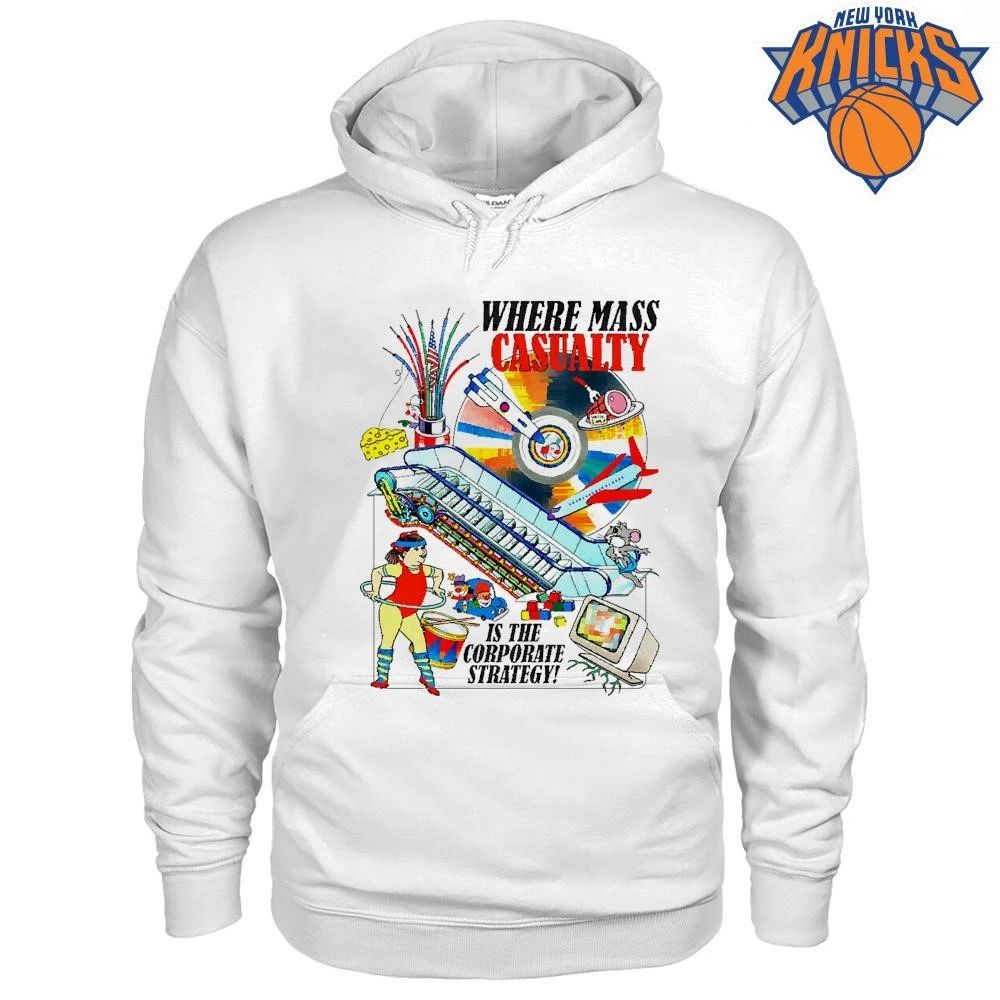 Where Mass Casualty Is The Corporate Strategy Retro Collage Shirt