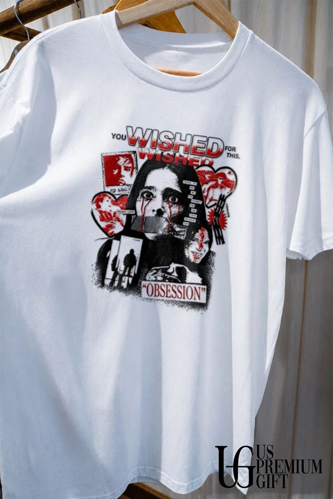 You Wished For This Obsession Nikki Halftone Gagged Woman Blood Tears Collage shirt