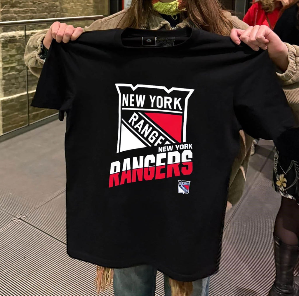 New York Rangers Shield Logo Classic Hockey Fan Graphic shirt