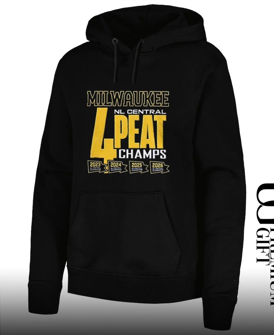 Division 4Peat NL Central Champions Milwaukee Brewers Win Our Way 2026 shirt