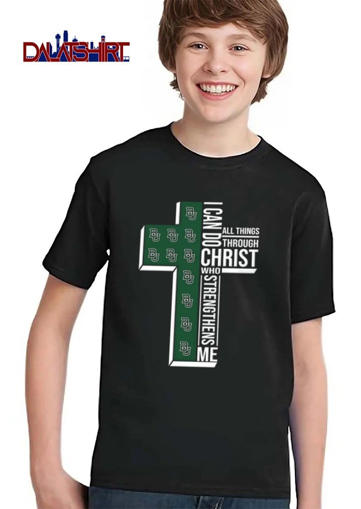 Baylor Bears I can do all things through Christ who strengthens me shirt