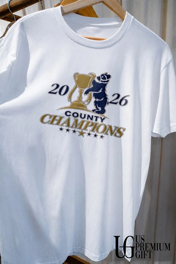 Worcestershire CCC 2026 County Champions Bear and trophy shirt