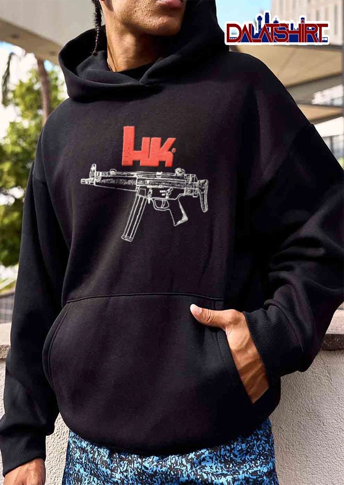 Heckler and Koch HK firearm submachine gun logo shirt