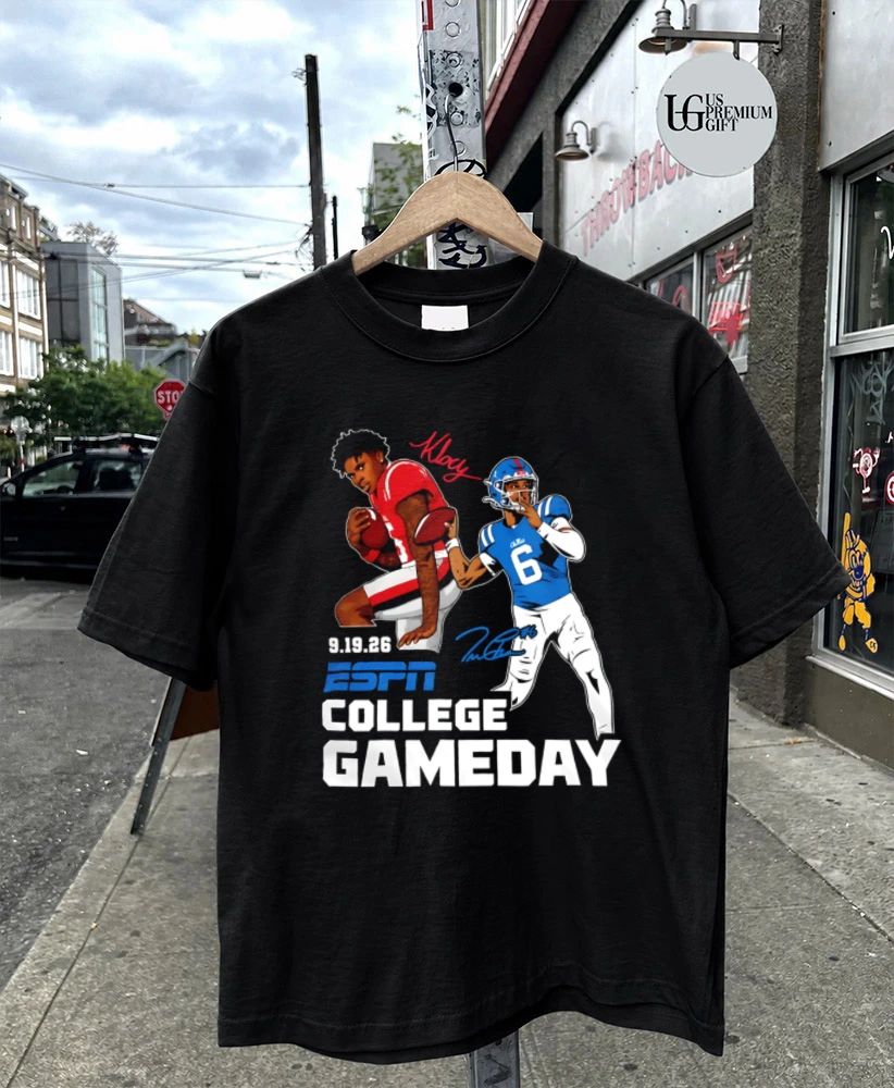 Ole Miss Football 2026 ESPN College Gameday Week 3 portrait signature shirt