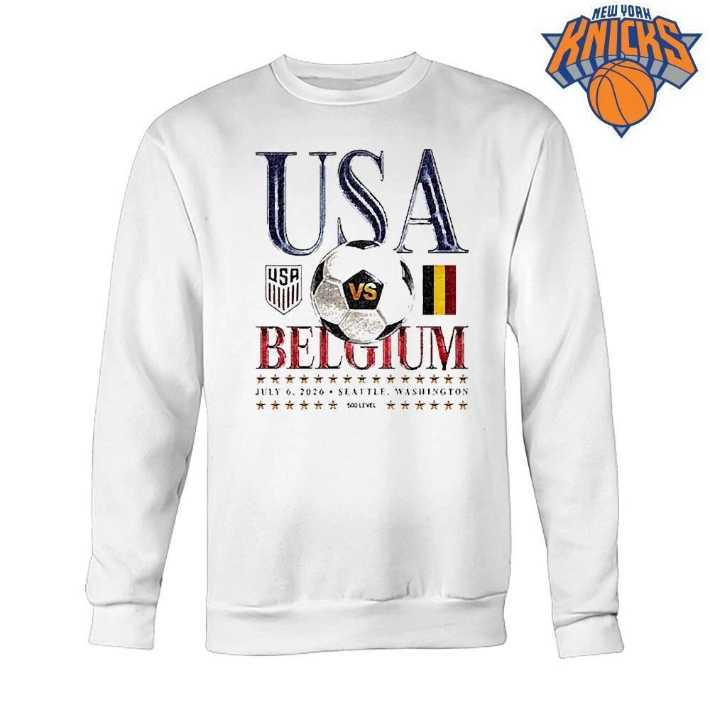USMNT Vs. Belgium WC 2026 Match Up Shirt