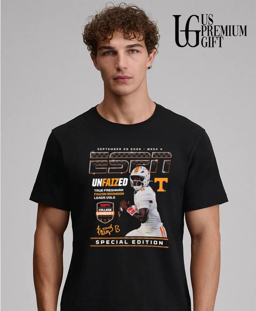 Faizon Brandon Tennessee Volunteers NCAA Unfaized True Freshman Faizon Brandon Leads Vols 2026 shirt
