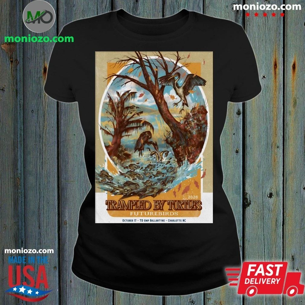 Trampled By Turtles Charlotte, NC Oct 17 2026 Poster Shirt