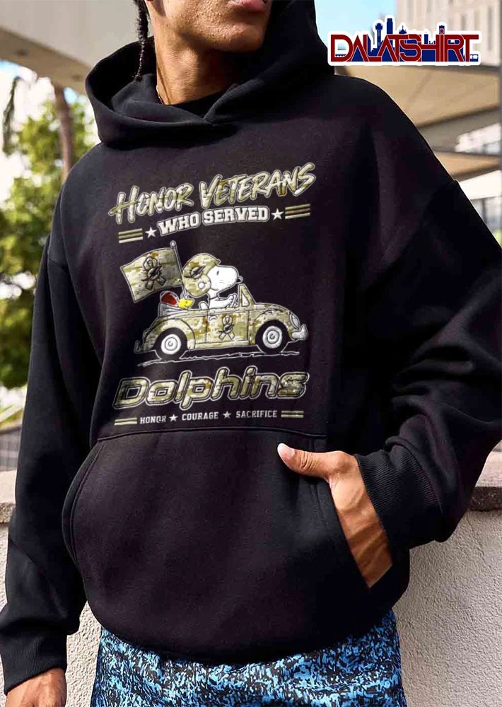Miami Dolphins x Peanuts Honor Veterans shirt