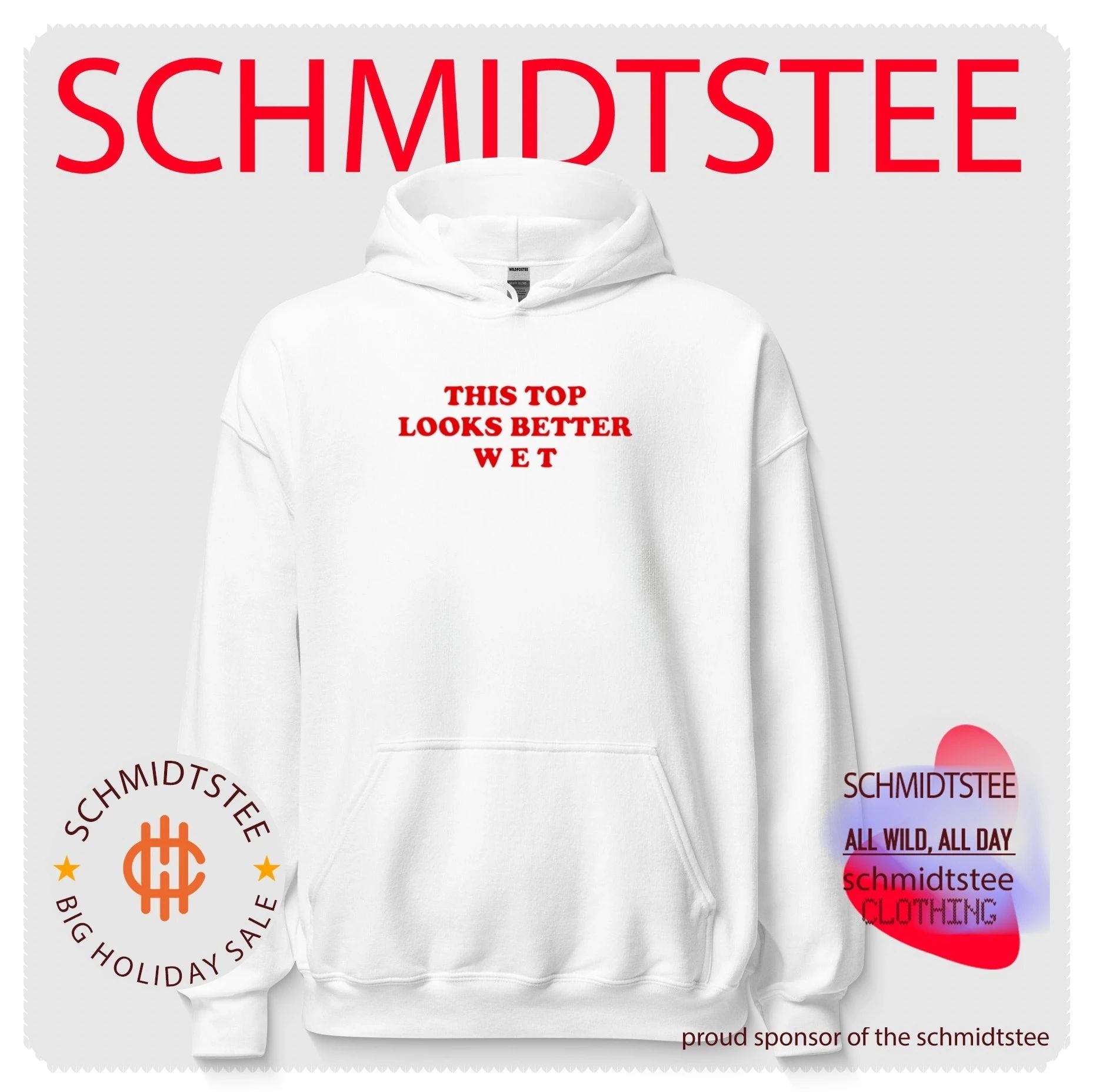 This Top Looks Better Wet funny slogan sarcastic humor shirt