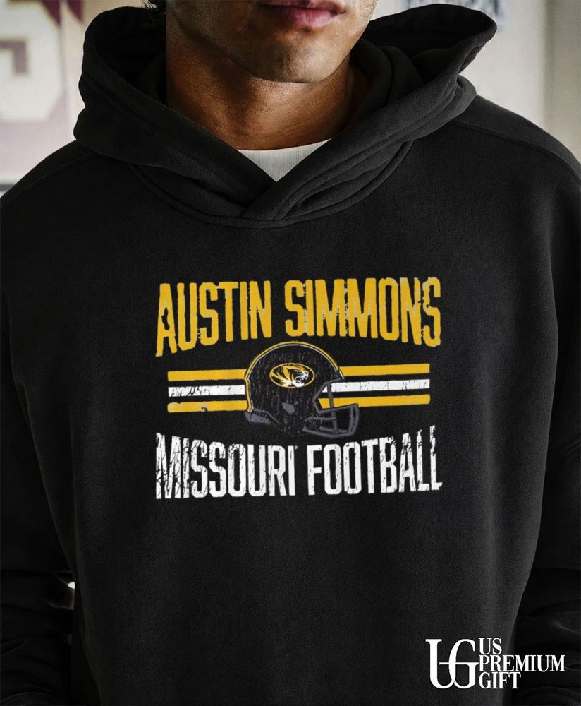 Austin Simmons Missouri Tigers football helmet shirt