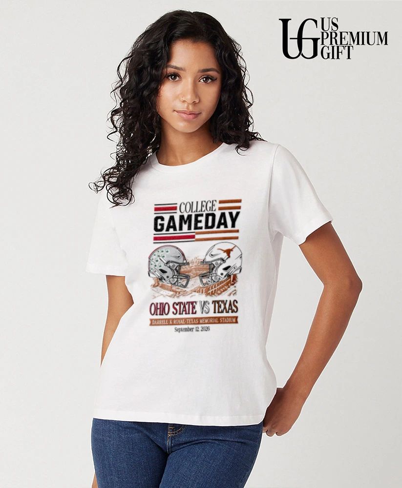 Ohio State vs Texas Longhorns College Gameday Darrell K Royal Texas Memorial Stadium 2026 shirt