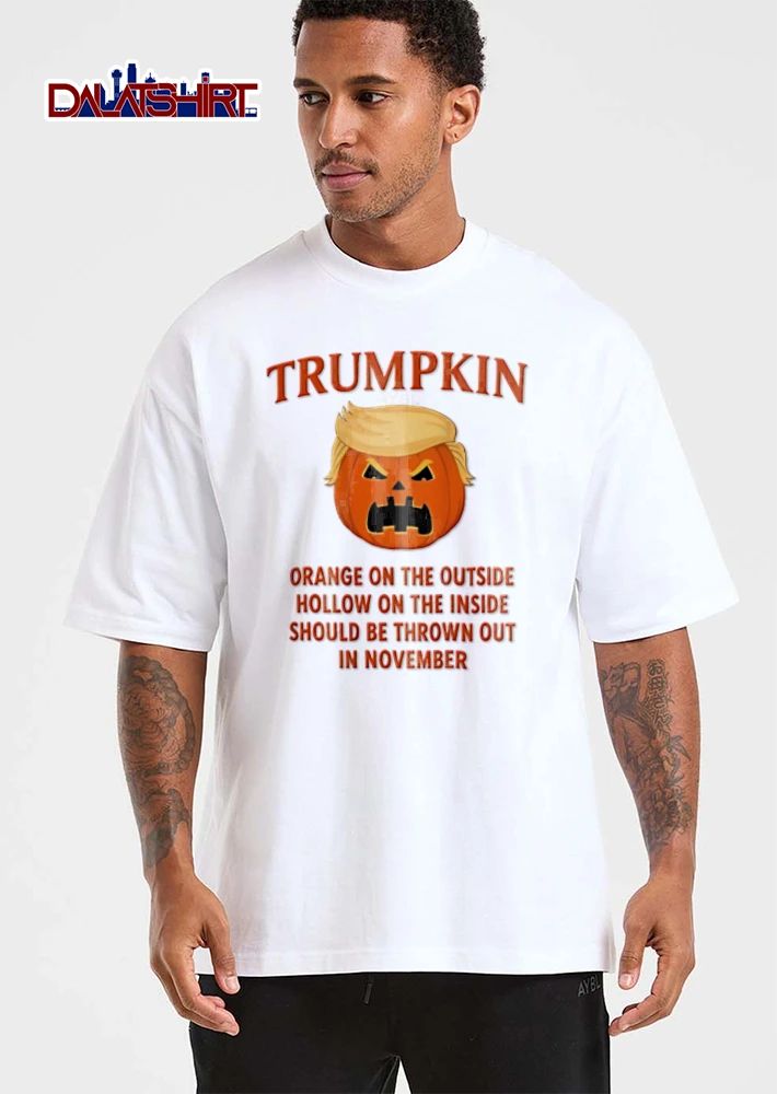 Trumpkin Orange On The Outside Hollow On The Inside Should Be Thrown Out In November shirt