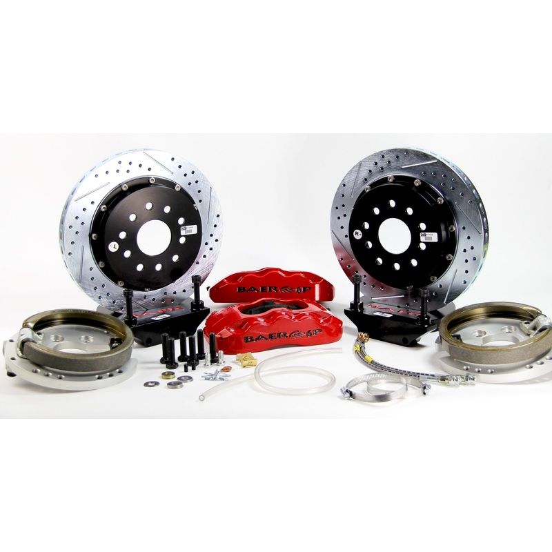 Baer Brakes 13″ Pro+ Rear Brake Kit, Comp Yellow, SDZ
