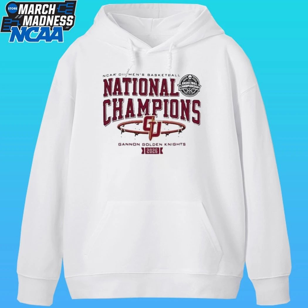 Gannon Golden Knights Men’s Basketball 2026 NCAA DII National Champions Shirt