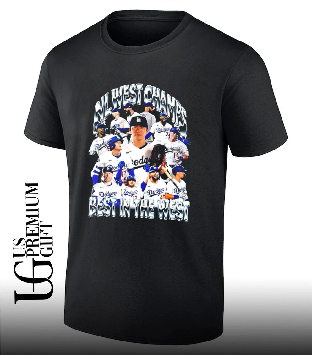 NL West Champs and Best in the West Los Angeles Dodgers baseball 2026 shirt