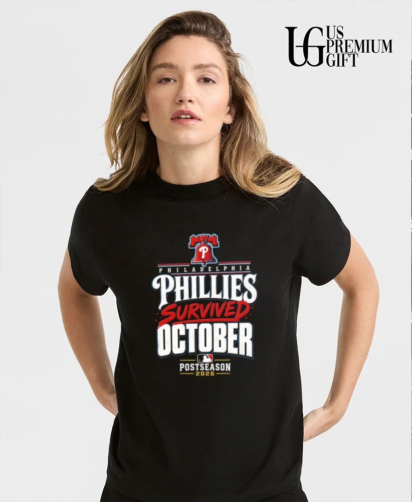 Philadelphia Phillies Baseball Survived October Postseason 2026 shirt