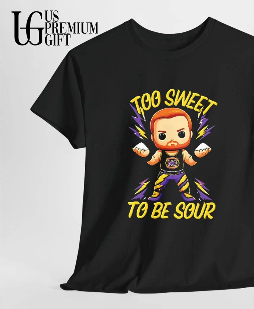 Landon Shugars Too Sweet to Be Sour caricature shirt