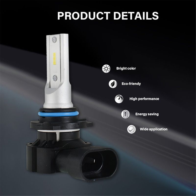 labwork 9006 LED Fog Light Bulbs 6000K 3000LM 30W Fog Light LED Conversion Kit, Pack of 2