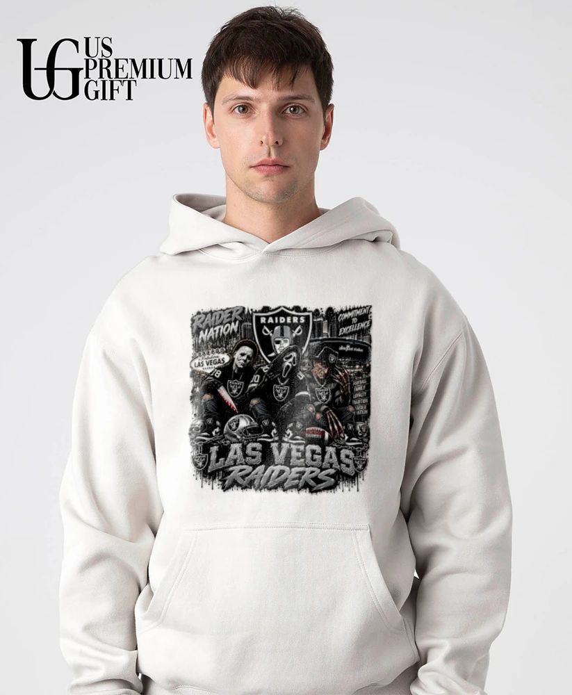 Michael Myers Ghostface Freddy Krueger Raiders Las Vegas Commitment to Excellence Halloween shirt