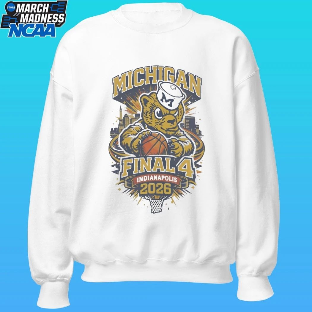Michigan Wolverines 2026 Final Four Retro Vintage Shirt