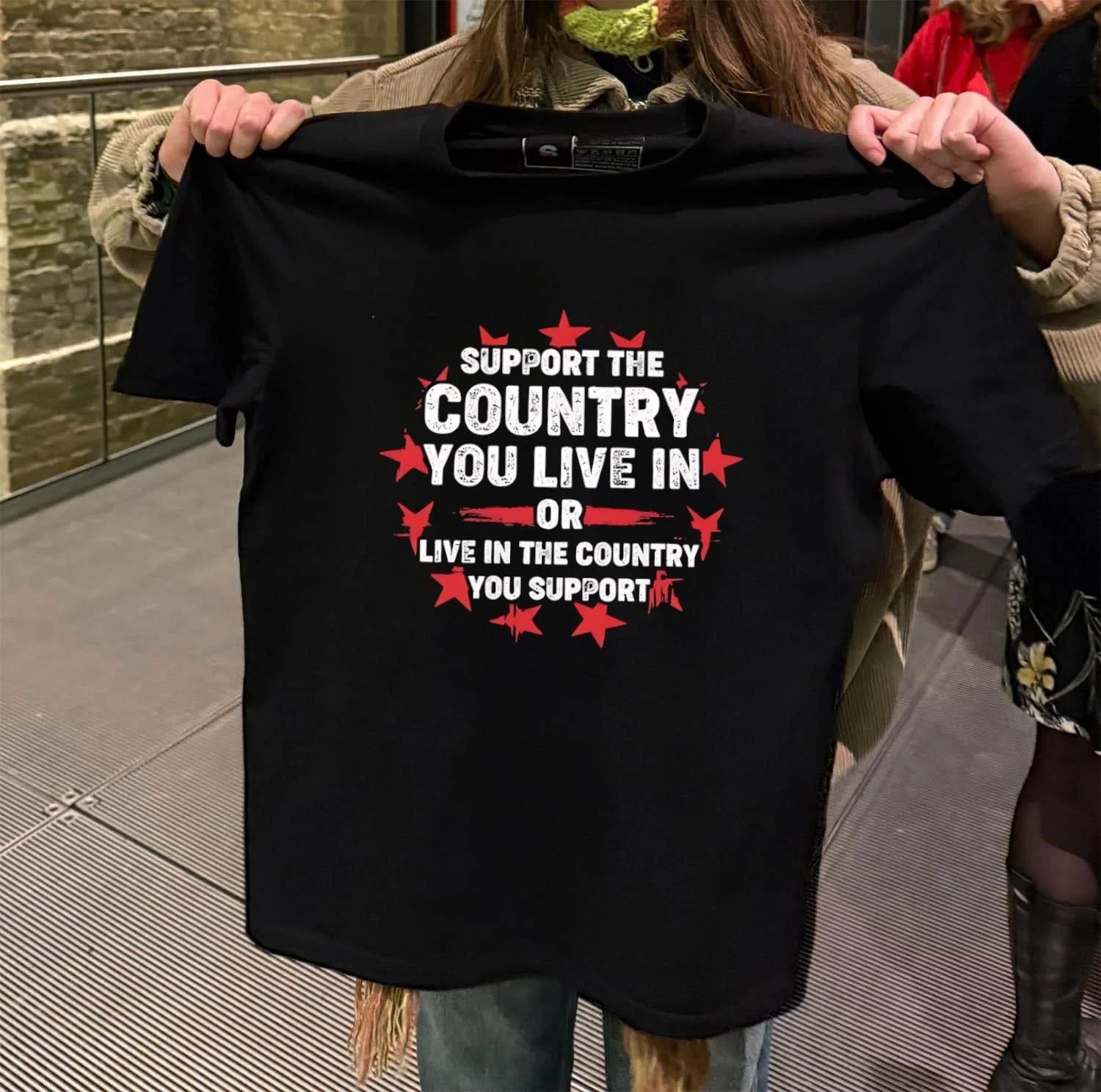 Support The Country You Live In Patriotic Pride shirt