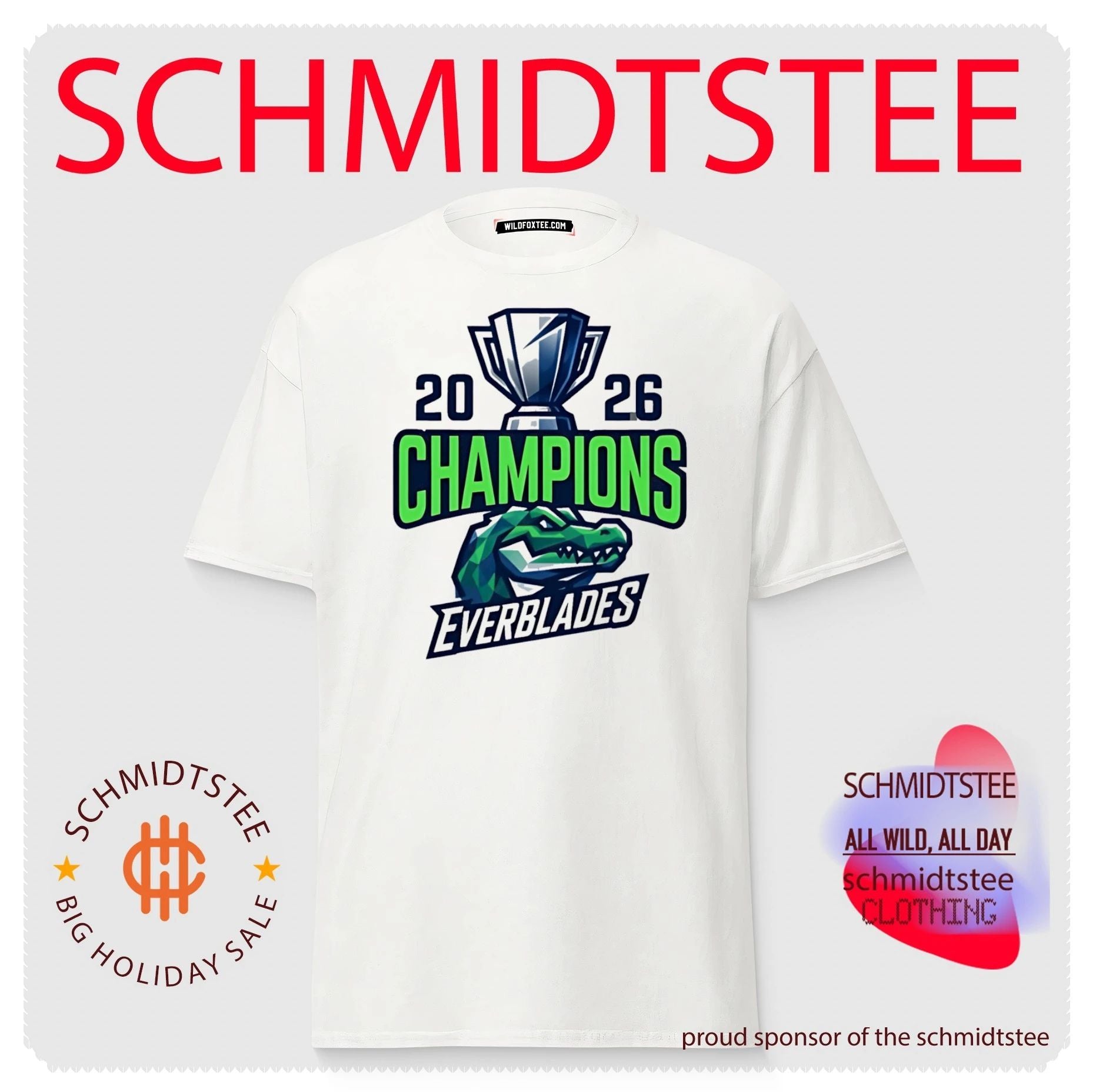 2026 Kelly Cup Champions Florida Everblades trophy graphic shirt