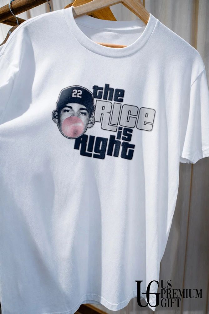 The Rice Is Right Ben Rice Dubble Bubble New York Yankees baseball shirt