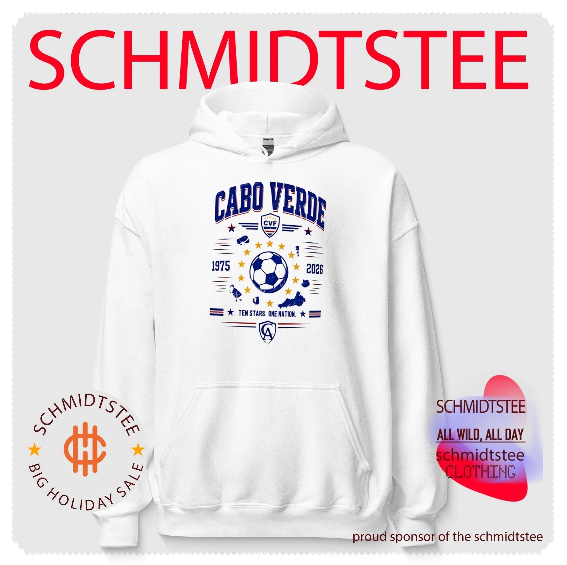 Cabo Verde Ten Stars One Nation 1975-2026 Soccer shirt
