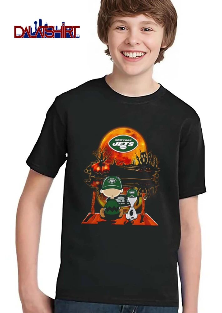 New York Jets x Peanuts Halloween shirt
