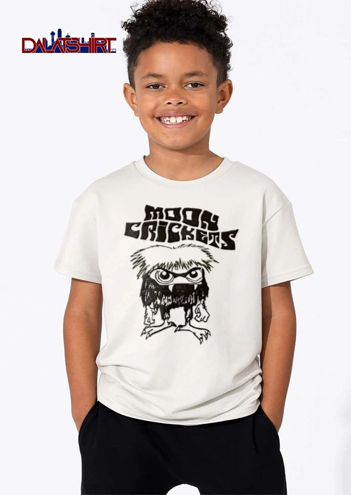 Moon Crickets furry monster green hair cartoon shirt
