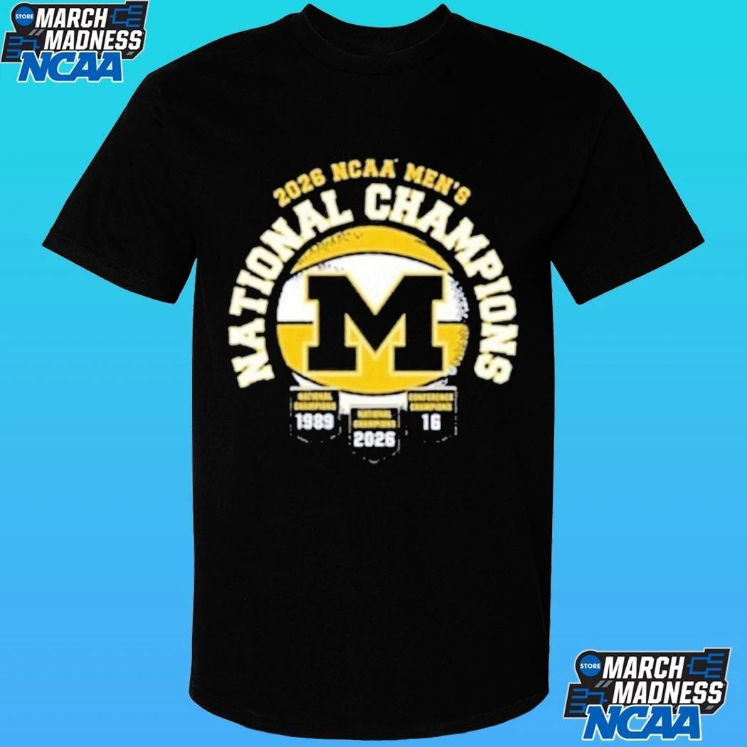 Michigan Wolverines Youth Navy Blue 2026 Men’s Basketball National Champions Shirt