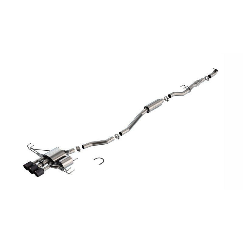 Borla 2024 Acura Integra Type S ATAK Cat Back Exhaust – Carbon Fiber & Black Anodized