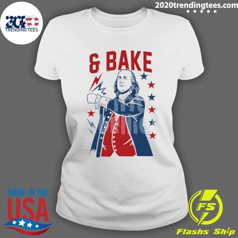 Shake & Bake Ben Franklin Fourth of July America 2026 Shirt