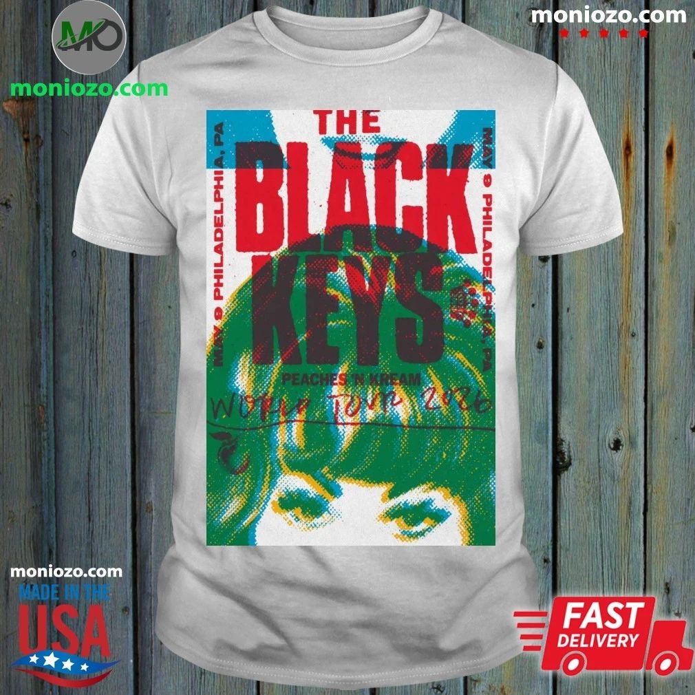 The Black Keys Philadelphia PA Tour On May 9 2026 Poster Shirt