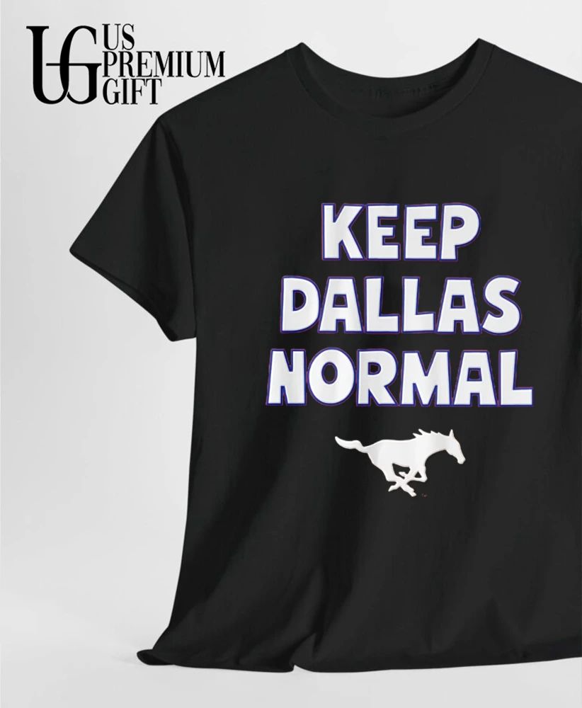 Keep Dallas Normal SMU Mustangs Logo Southern Methodist University shirt