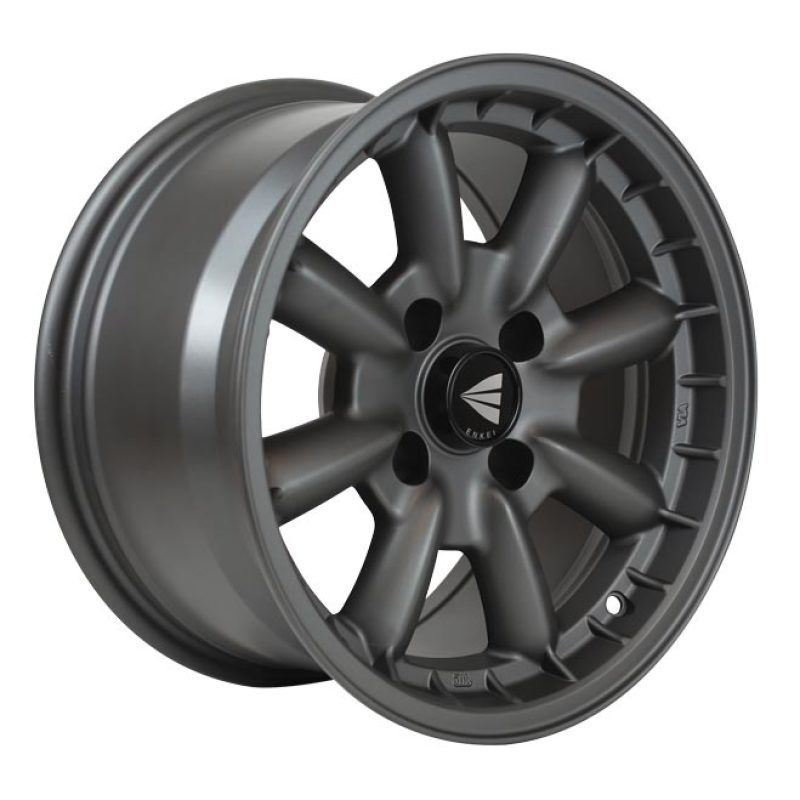 Enkei Compe 15×5.5 17mm Offset 4×130 Bolt Pattern 87mm Bore Dia Matte Gunmetal Wheel