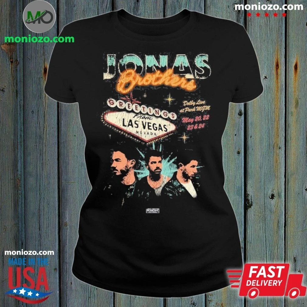Jonas Brothers Greetings From Las Vegas May 20-24, 2026 Shirt
