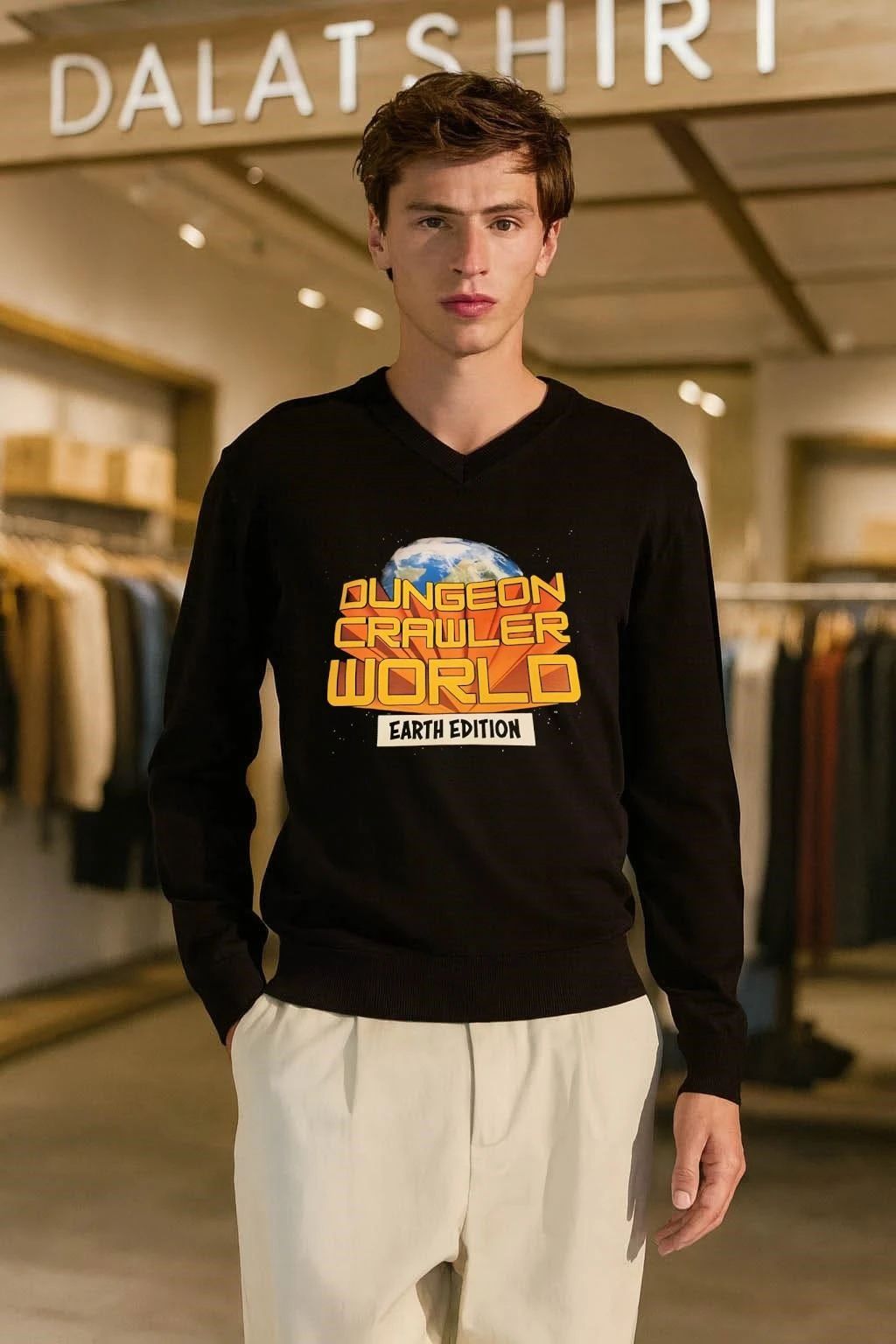 Dungeon Crawler World Earth Edition logo shirt