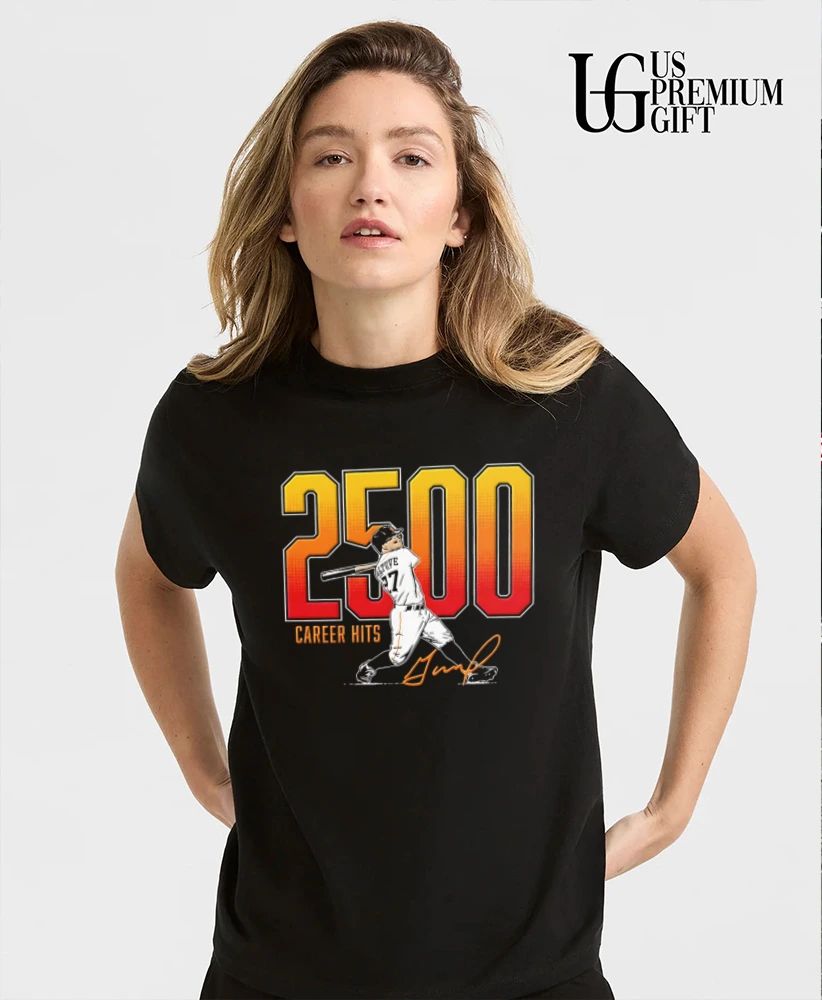 Jose Altuve 2500th Career Hits Houston Astros baseball signature shirt