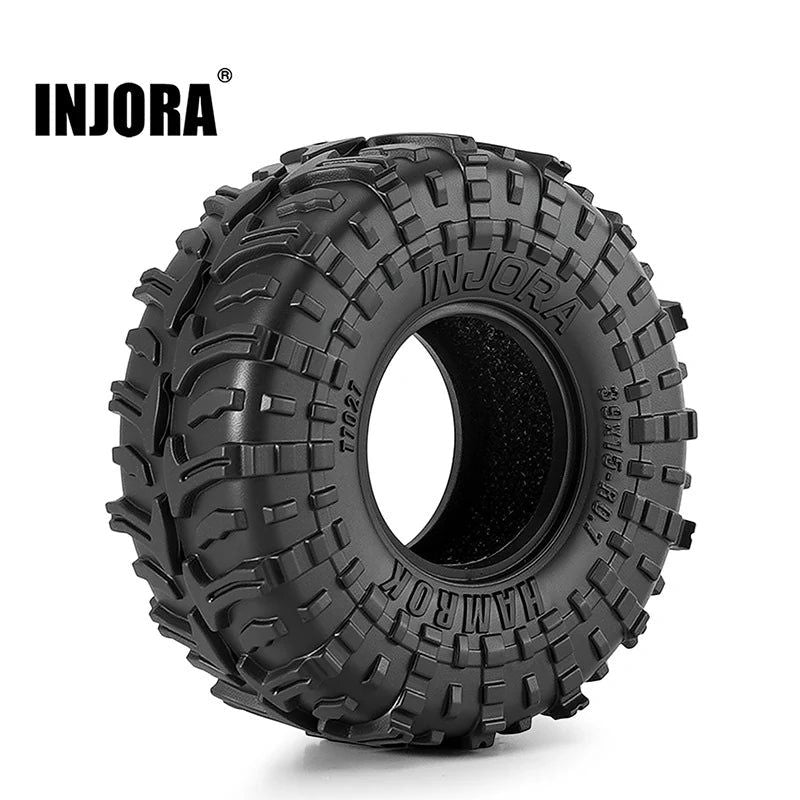 INJORA 0.7″ 39*15mm HAMROK Tires for 1/30 SCX30