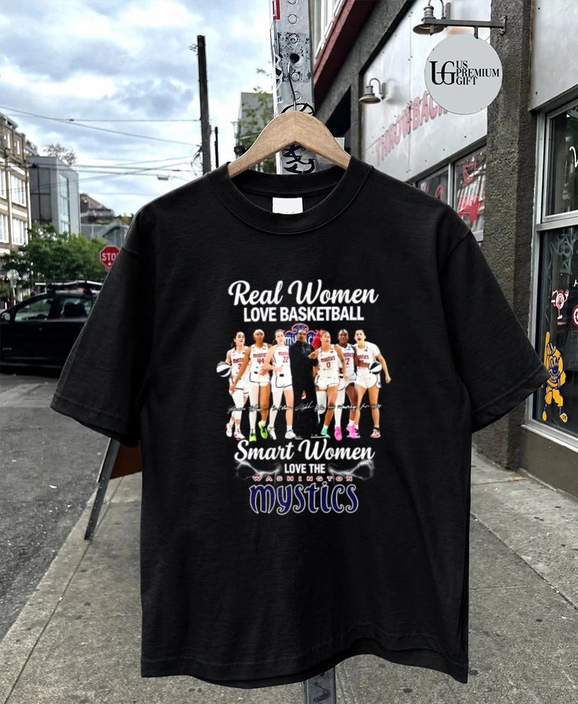 Washington Mystics WNBA Players Eric Thibault Real Women Love Basketball Shirt